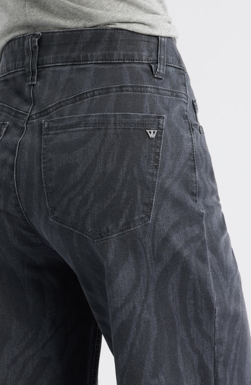 Wit & Wisdom Sam High Waist Wide Leg Jeans In Black