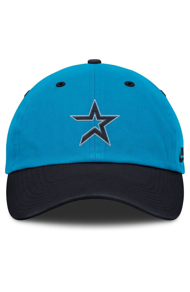 Nike Men's Nike Blue/Navy Houston Astros Neon 90s Club Adjustable Hat, Alternate, color, Blue