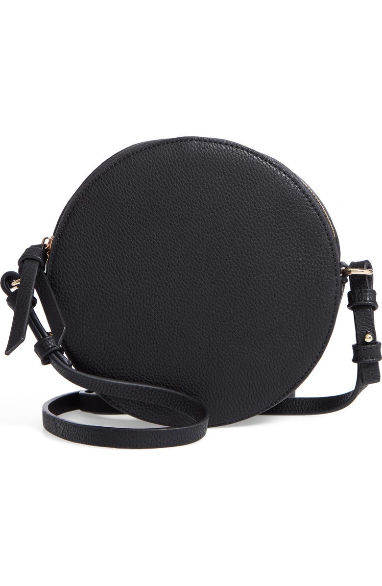 Chelsea28 Cassie Faux Leather Circle Crossbody Bag, Main, color,