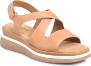 Comfortiva Amethyst Slingback Platform Wedge Sandal