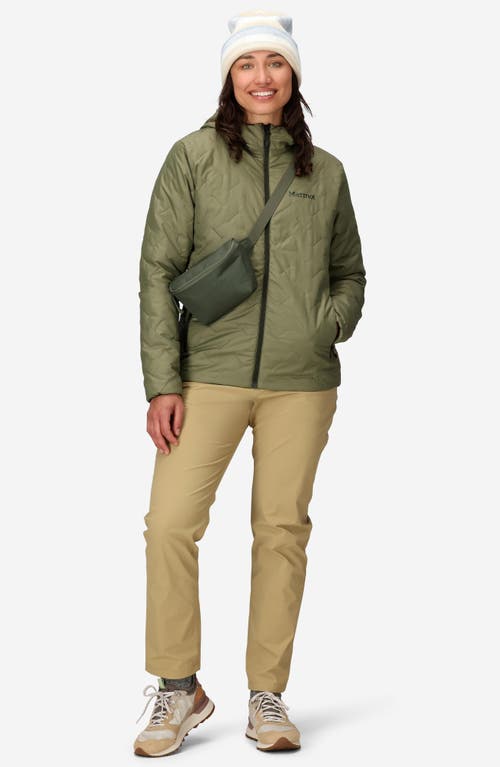Marmot Monoquilt Hooded Jacket In Brown