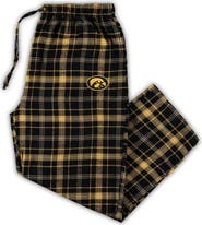 CONCEPTS SPORT Men's Concepts Sport Black Iowa Hawkeyes Big & Tall Ultimate Pants