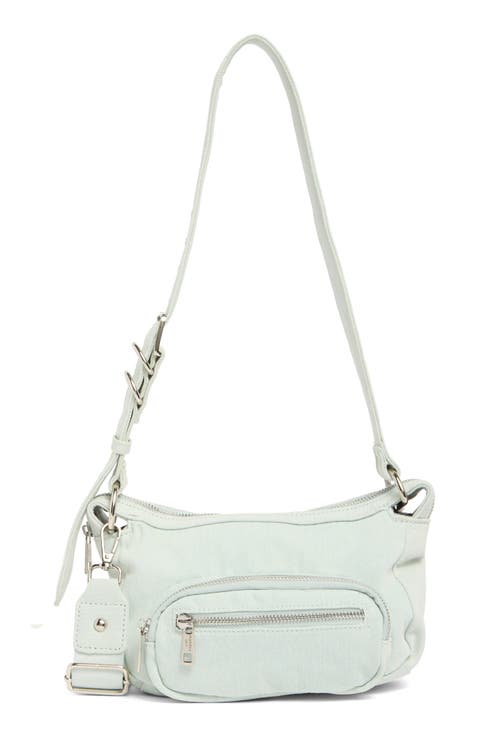 Denim Mini Hobo Bag