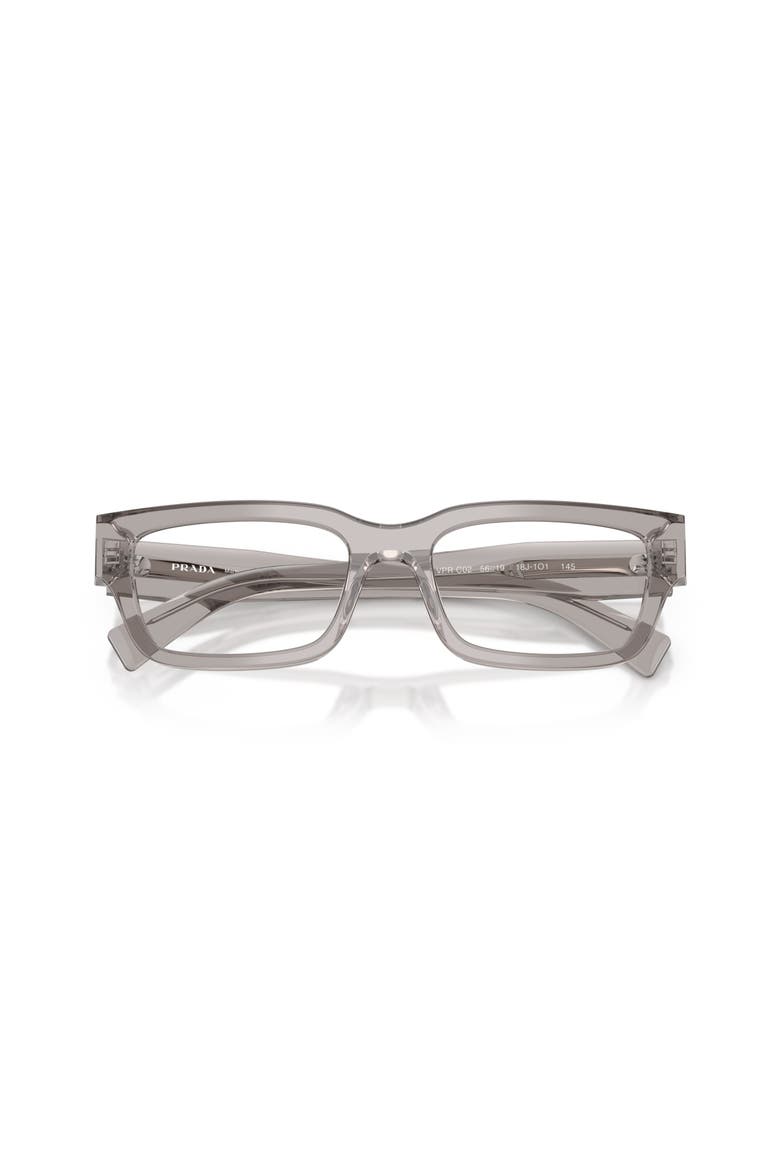 54mm Rectangle optical glasses, Alternate, color, Grey