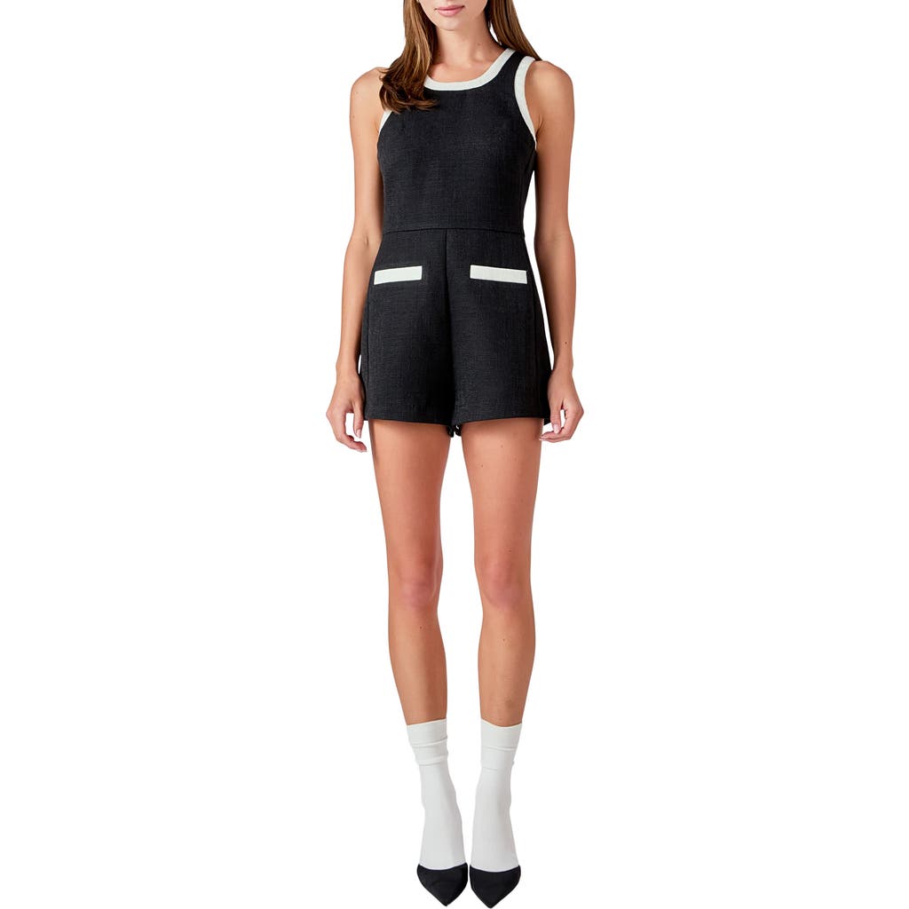 Endless Rose Contrast Romper