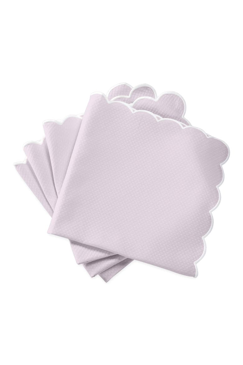 Savannah Gardens Set of 4 Napkins, Main, color, VIOLET