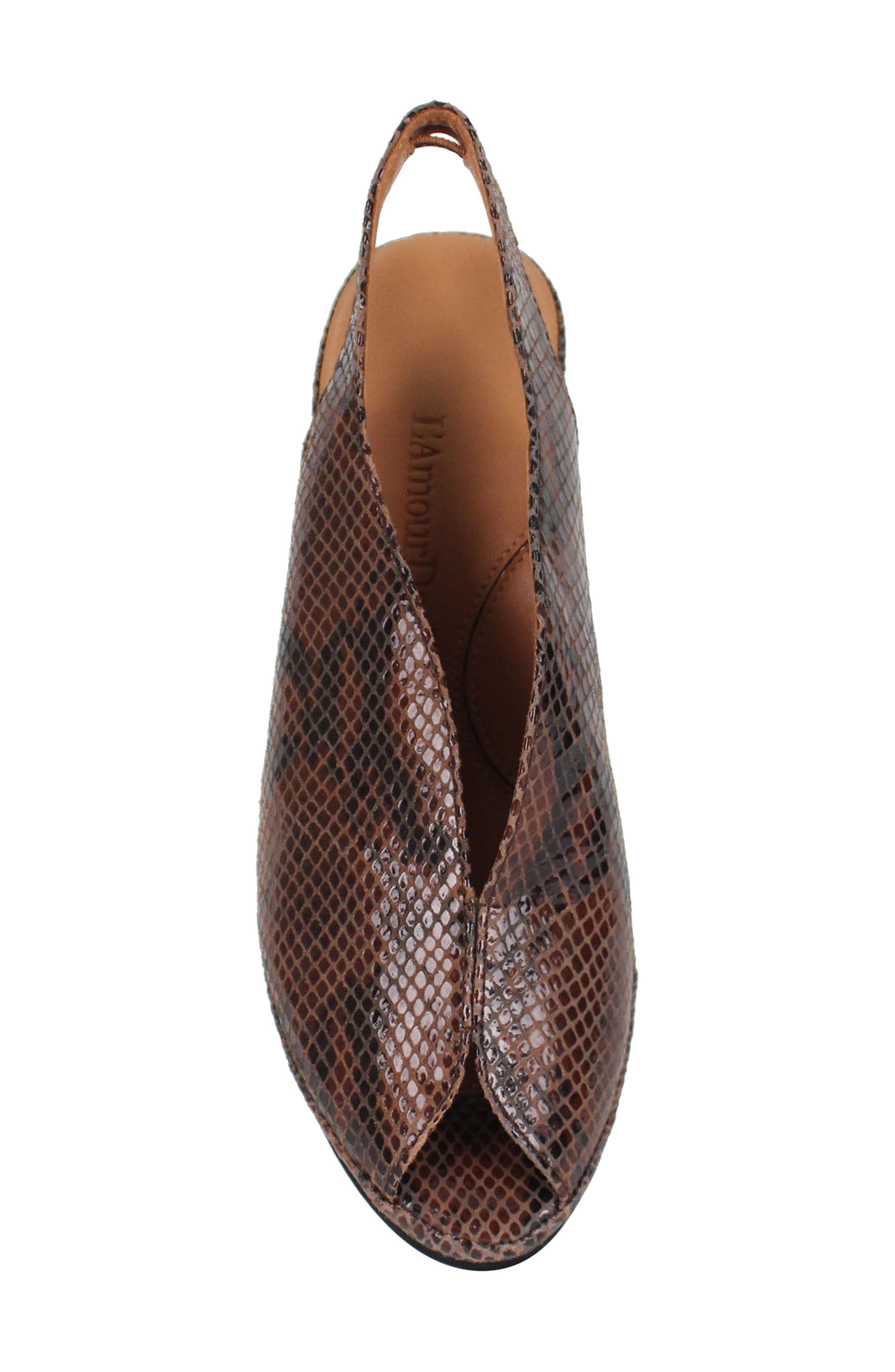 L'Amour des Pieds Odetta Slingback Wedge, Alternate, color, 