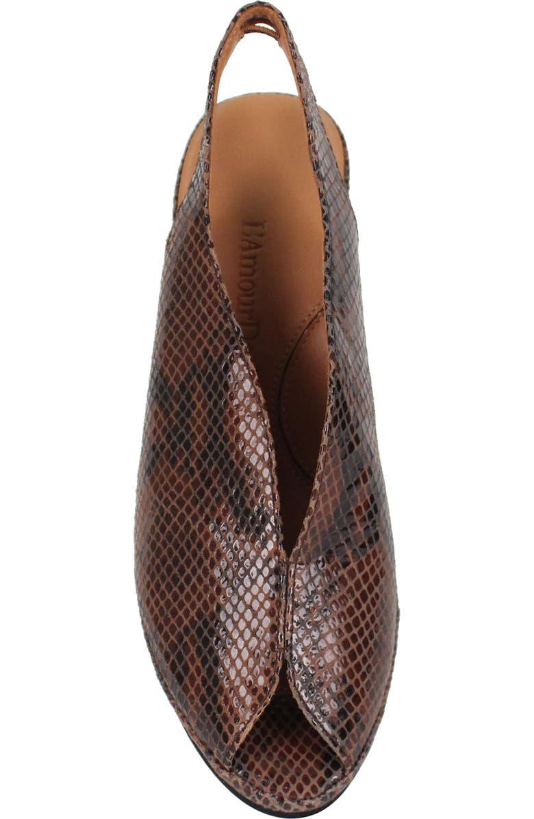 L'Amour des Pieds Odetta Slingback Wedge, Alternate, color,