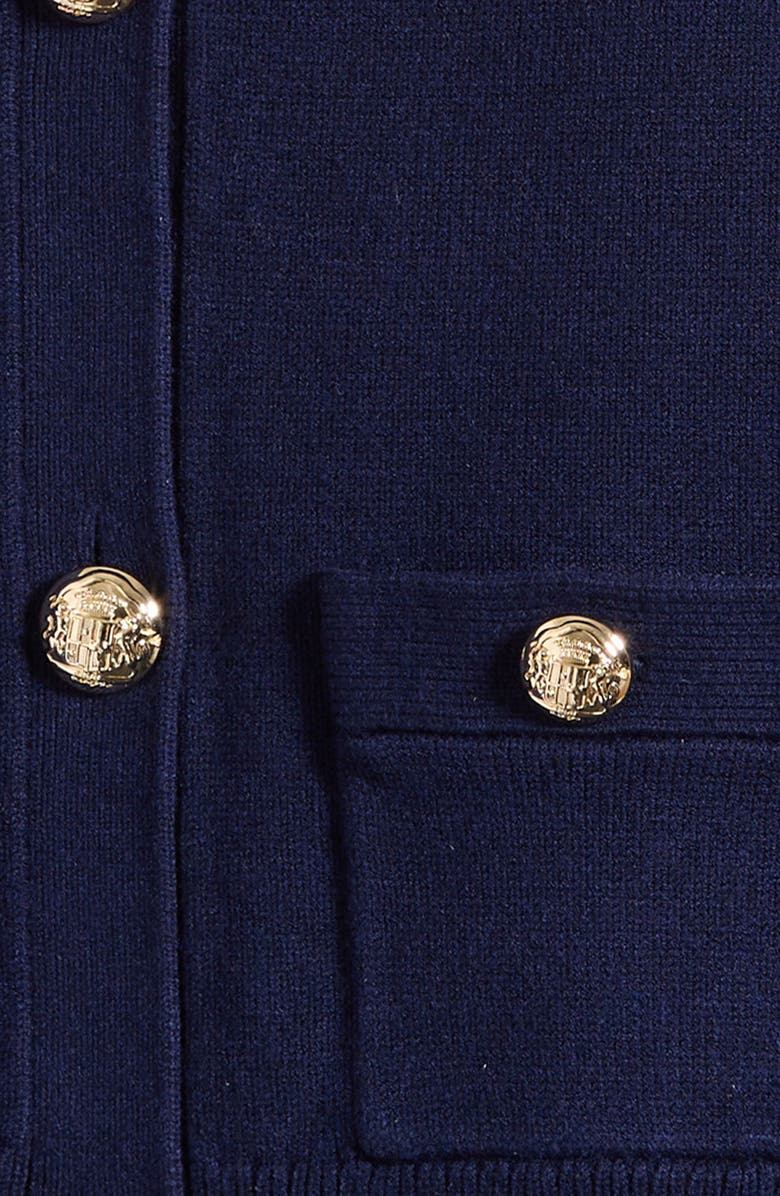 Reiss Kids' Mila Cardigan, Alternate, color, Navy