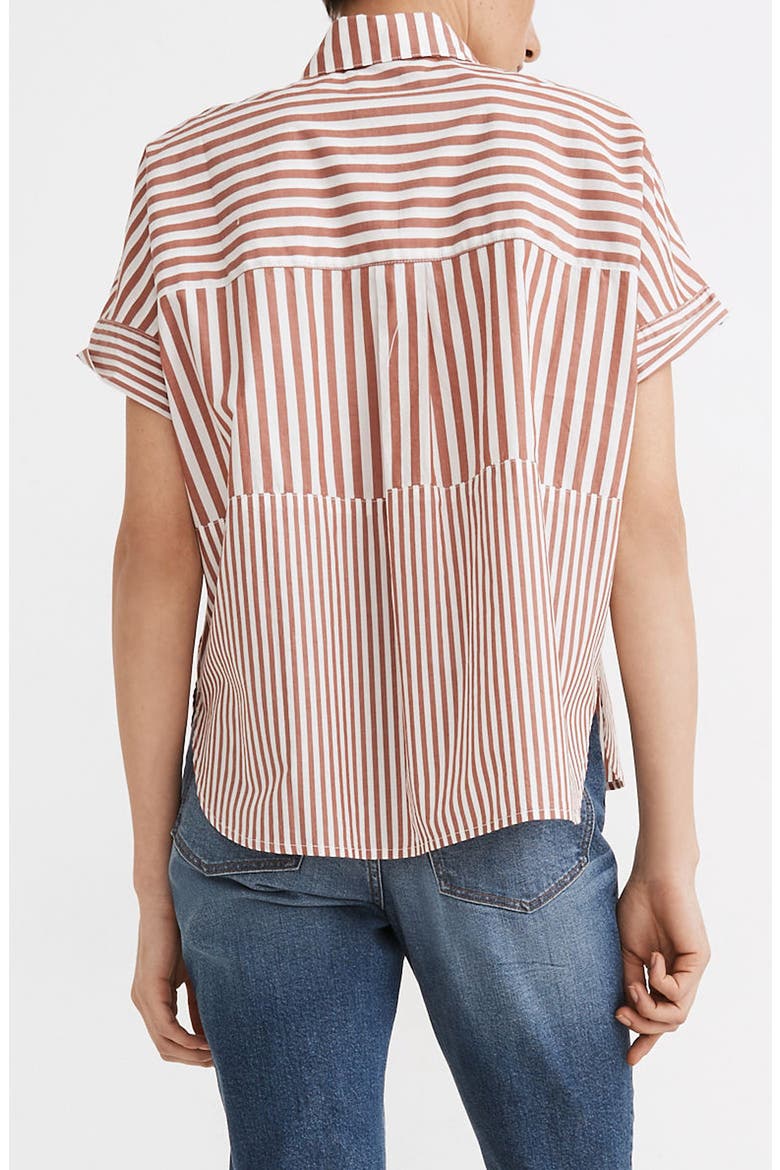 Stripe Play Daily Shirt, Alternate, color, EVEN STRIPE RUSTY TORCH
