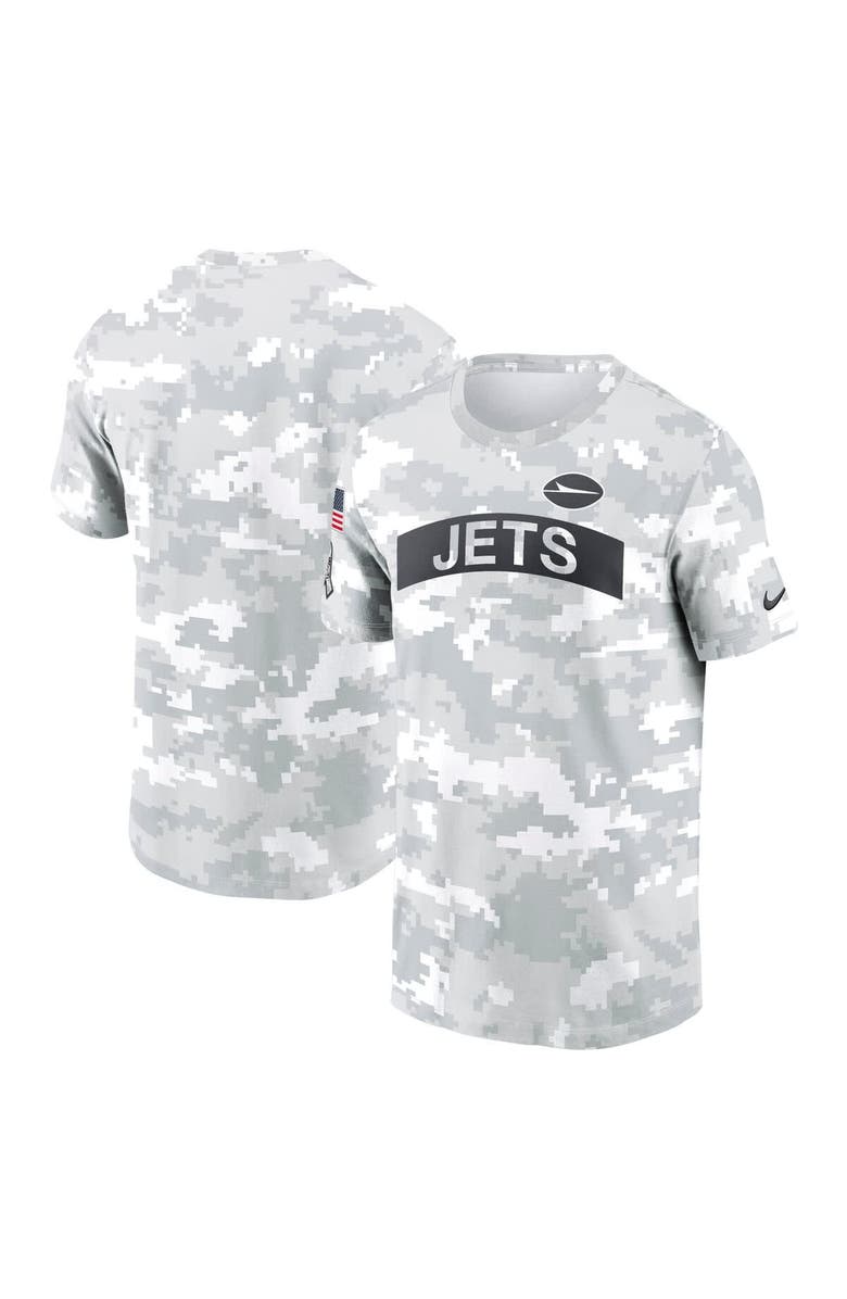Nike Men's Nike Arctic Camo New York Jets 2024 Salute To Service Performance T-Shirt, Main, color, 