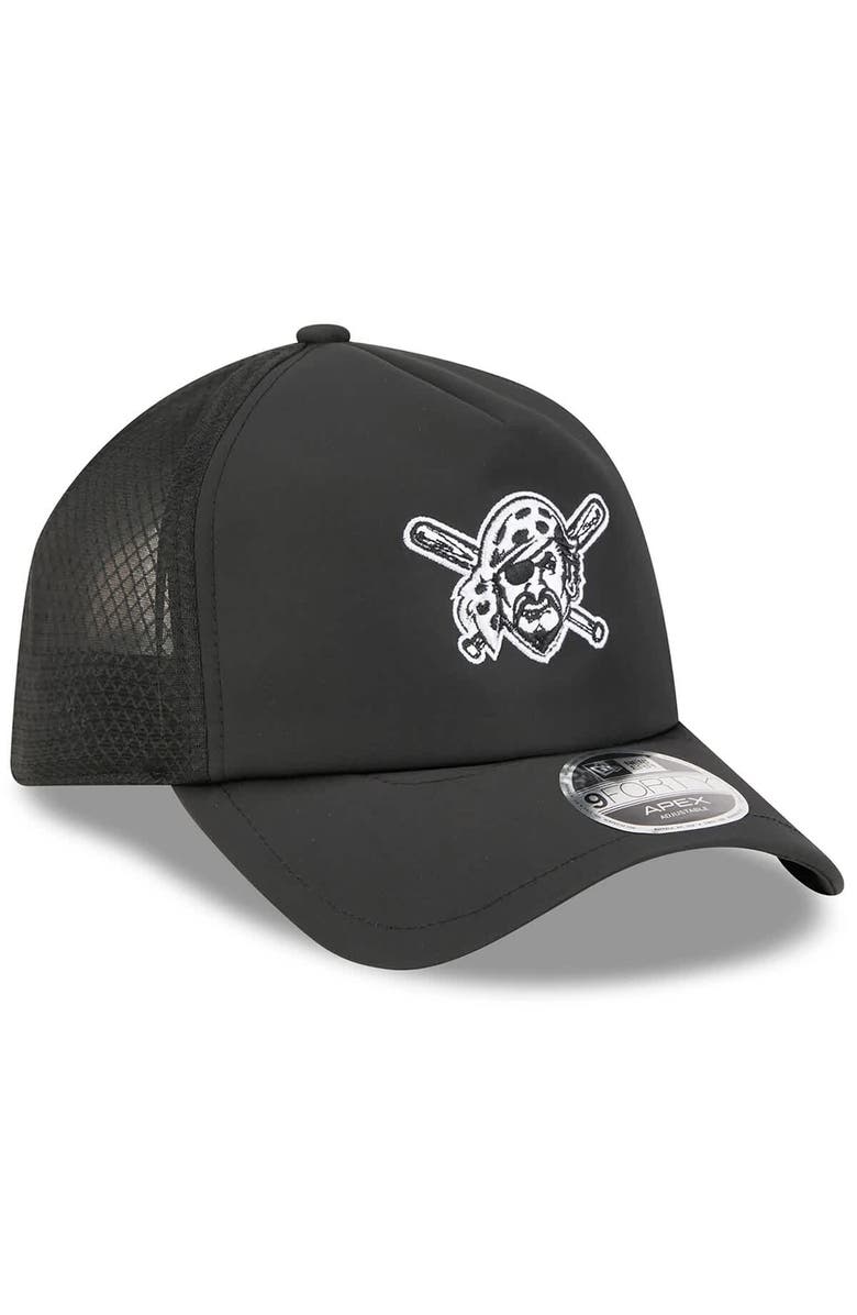 New Era Men's New Era Black Pittsburgh Pirates 2026 Batting Practice Alternate Apex 9FORTY Adjustable Hat, Alternate, color, Black