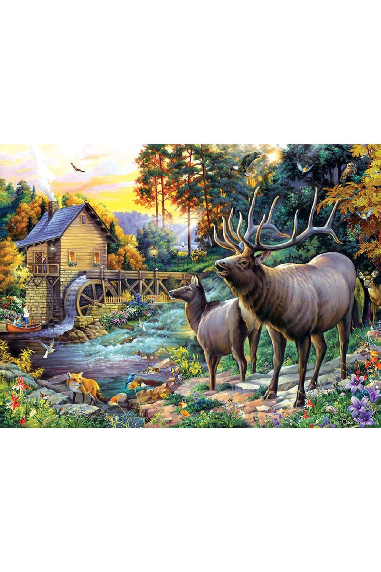 At the Mill 1000 piece Jigsaw Puzzle for Adults, Alternate, color, Multicolor