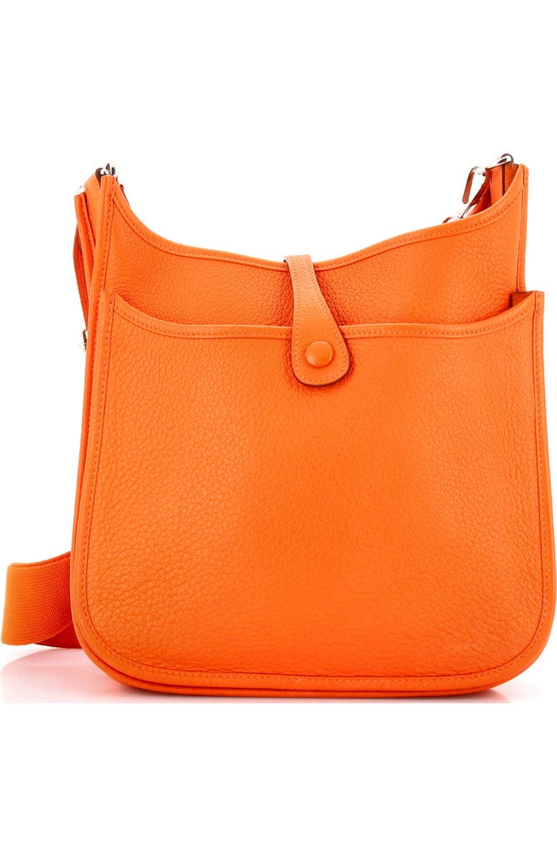 Pre-Owned Hermes Evelyne Bag Gen III Clemence PM, Alternate, color, Orange H