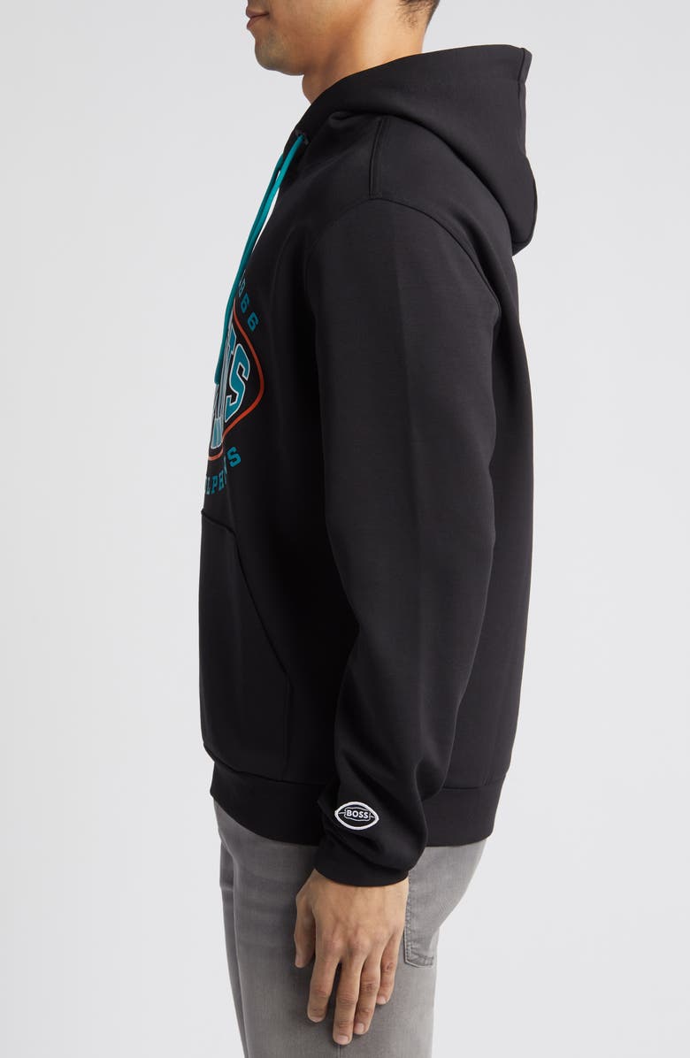 BOSS x NFL Touchback Graphic Hoodie, Alternate, color,