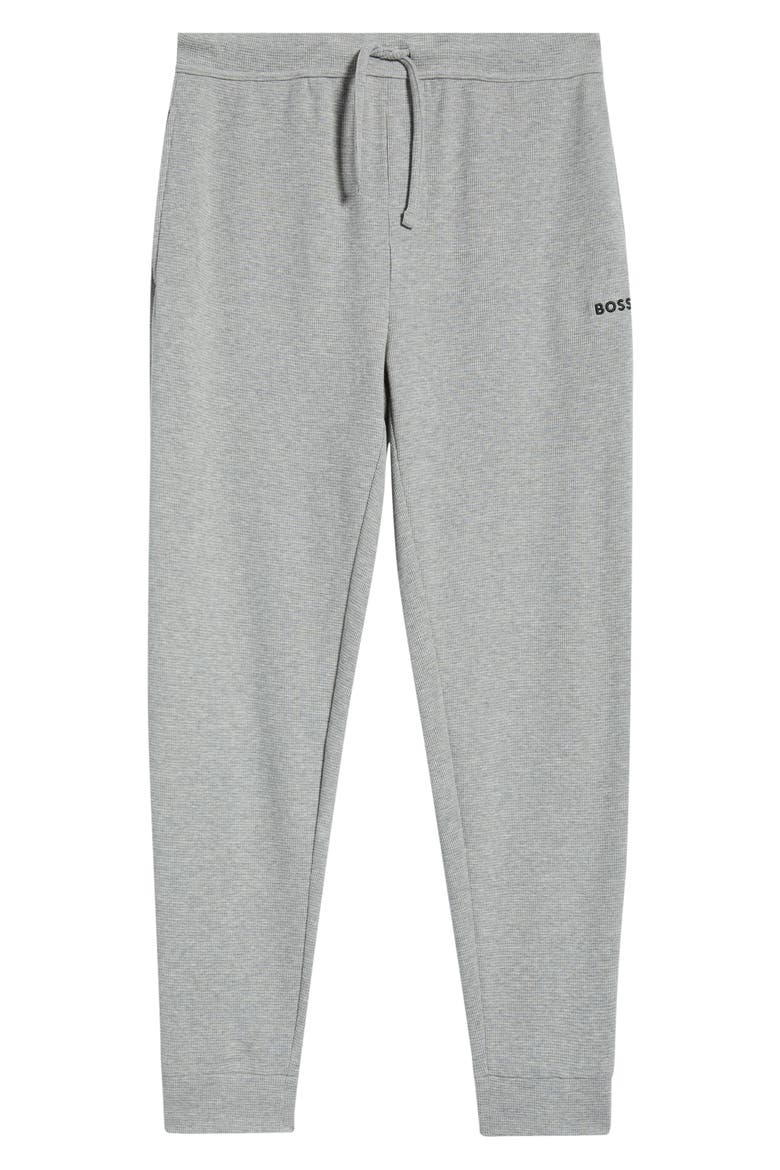 Waffle Knit Joggers, Alternate, color, MEDIUM GREY