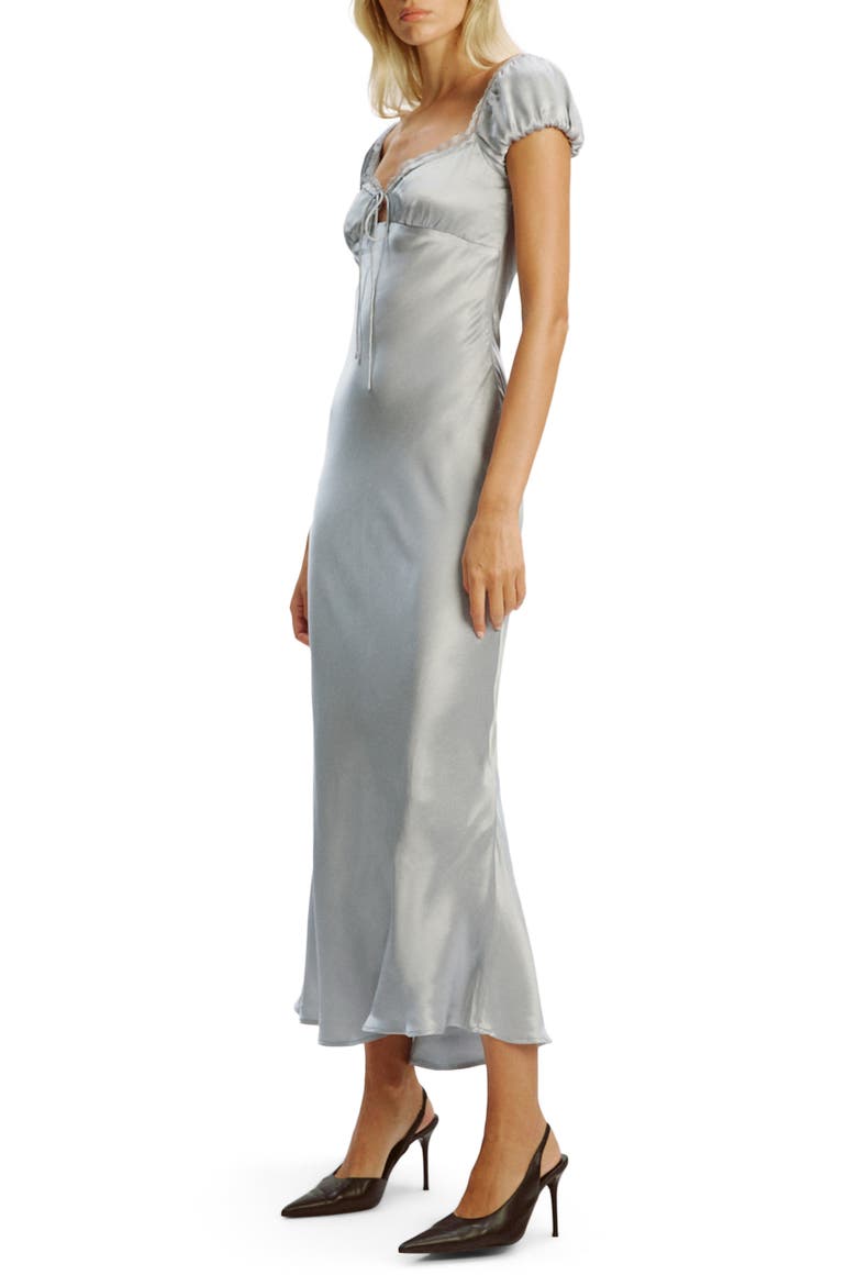 Stasia Satin Slipdress, Alternate, color, DUSTY BLUE