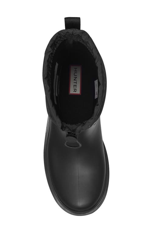 Hunter Cillian Lug Sole Bootie In Black
