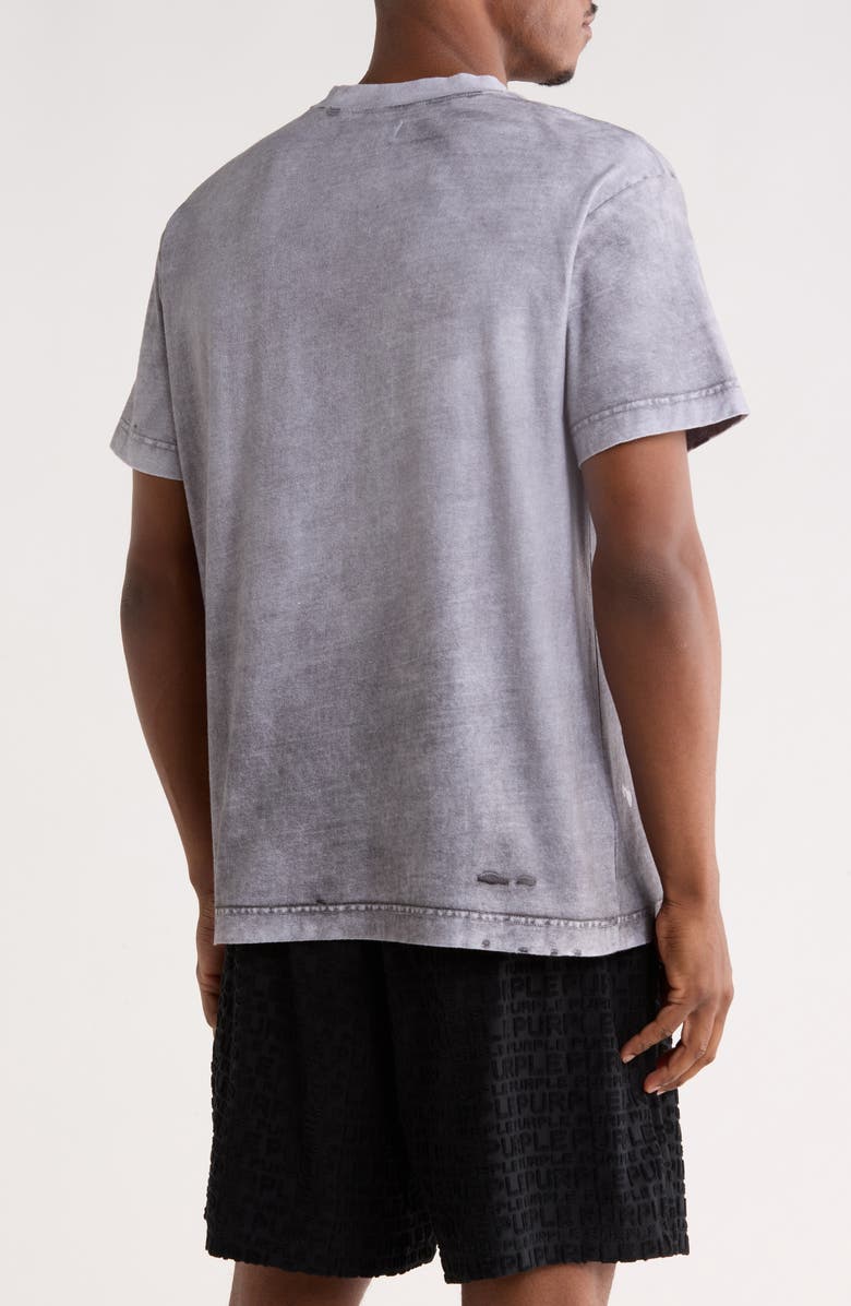 PURPLE BRAND Logo Textured Jersey T-shirt, Alternate, color,