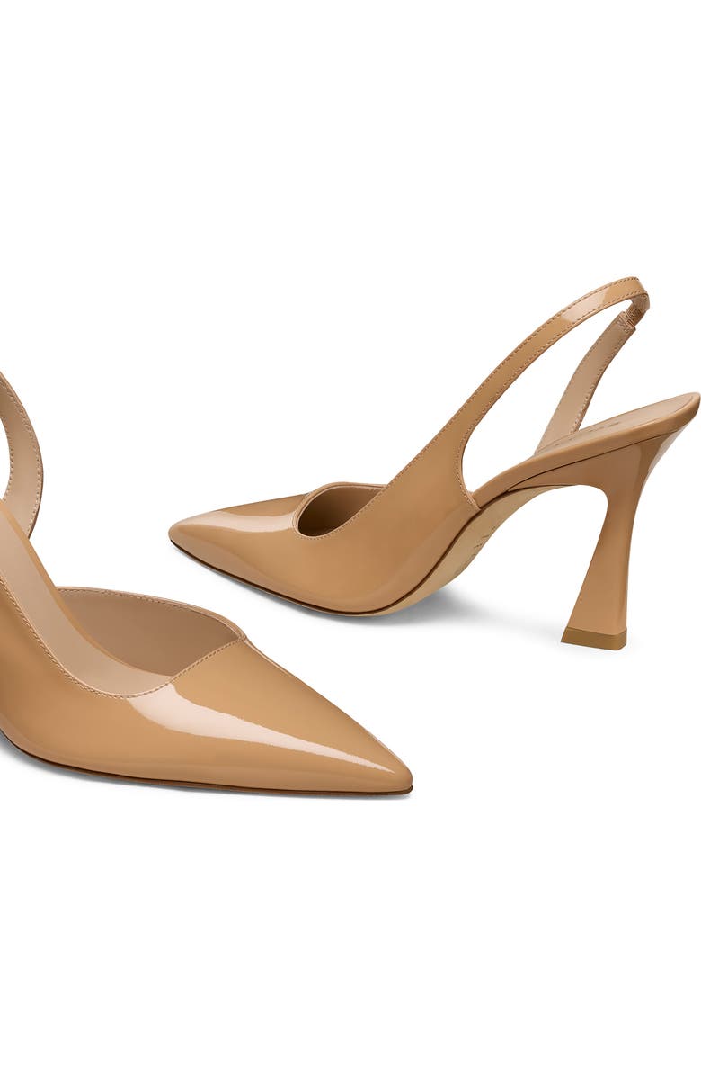 Stuart Weitzman Vinnie 85 d'Orsay Slingback Pump, Alternate, color, Adobe