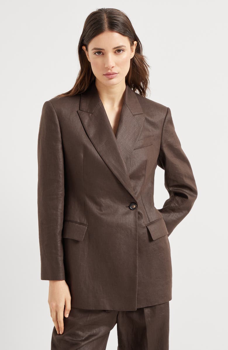 Brunello Cucinelli Twill blazer, Alternate, color, 