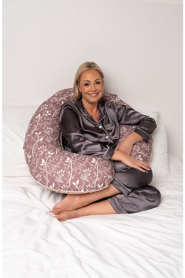 Pregnancy Pillow, Alternate, color, Rosehip