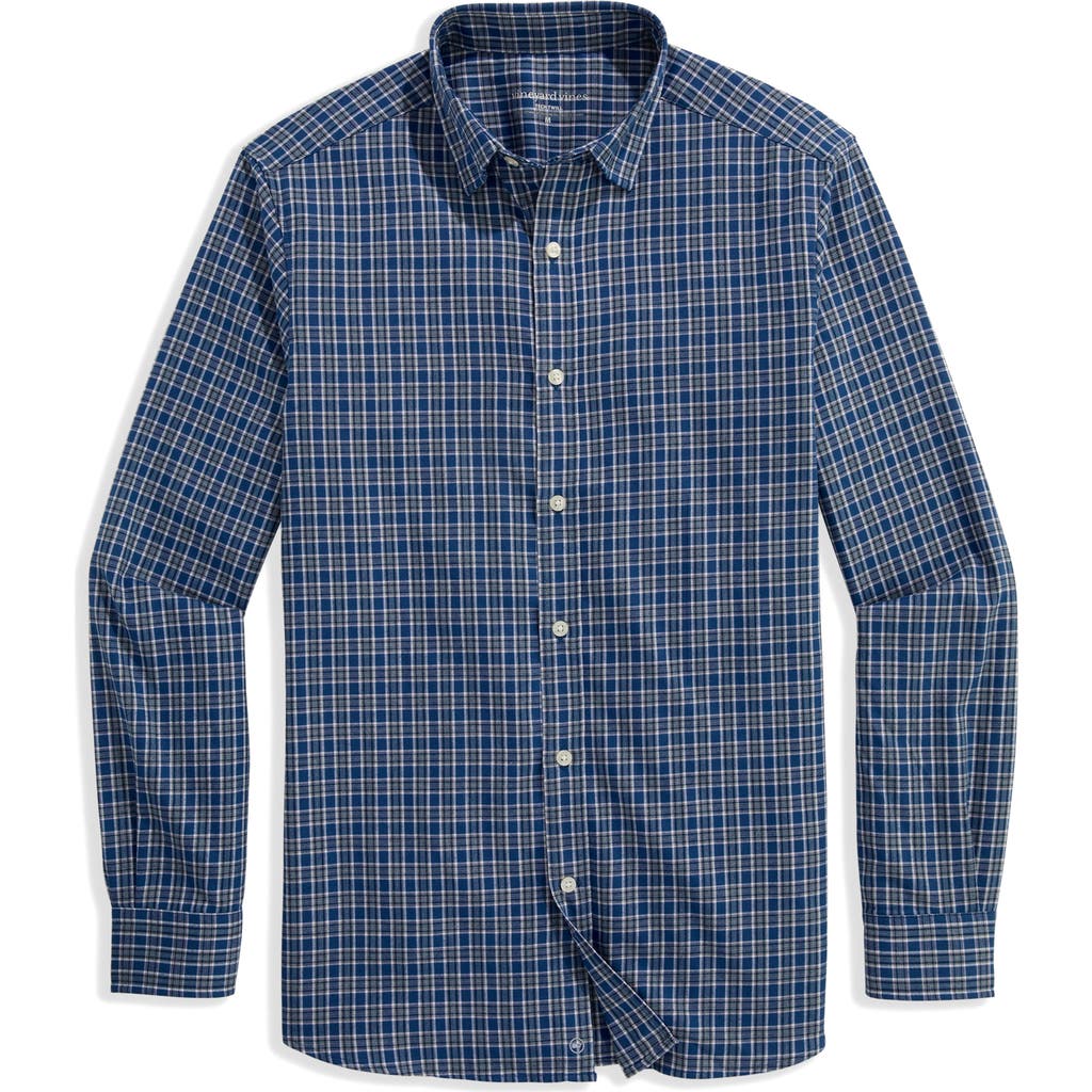 Vineyard Vines Kendrick Plaid Tech Twill Button-up Shirt In Blue