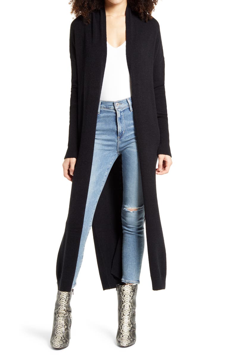 Leith Longline Open Cardigan, Main, color,