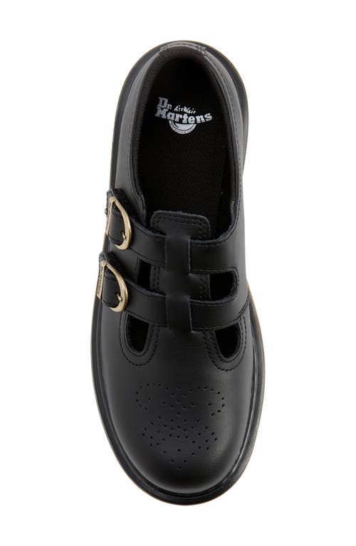 Dr. Martens Junior 8065 Softy T Leather Mary Jane Shoes In Black