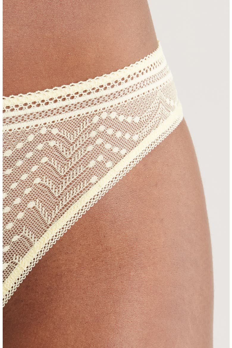Eclatante Soleil Tanga, Alternate, color, YELLOW