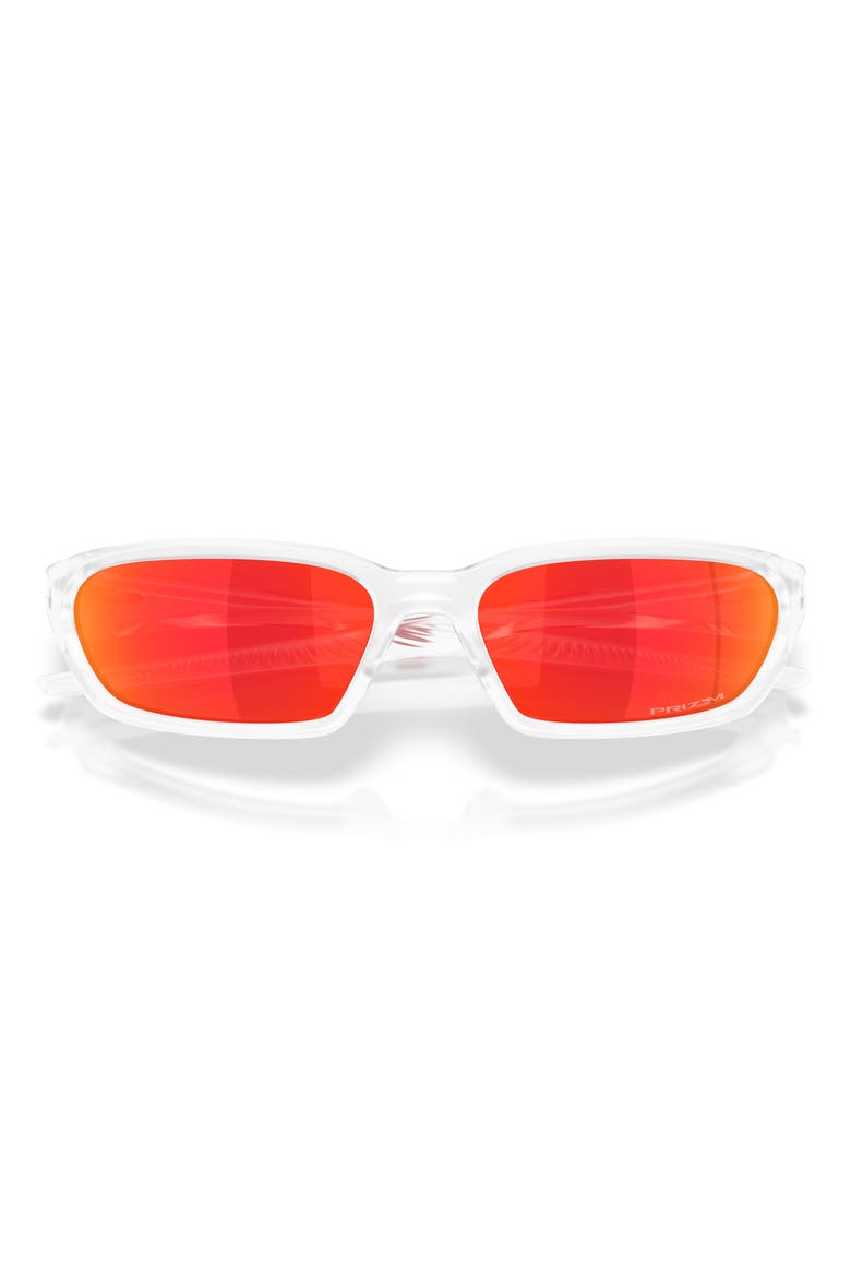Gender Inclusive Terraforma 58mm Rectangle Sunglasses, Alternate, color, MATTE CLEAR / PRIZM RUBY