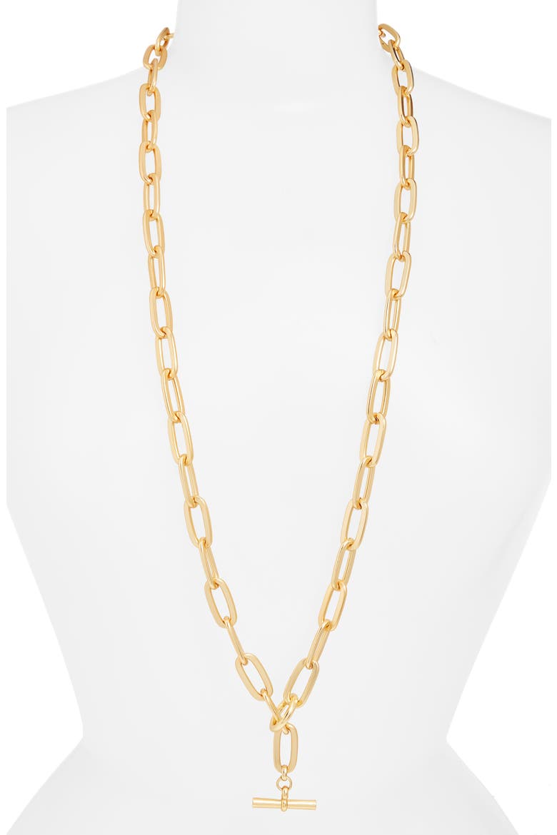 Long Link Necklace, Main, color, GOLD