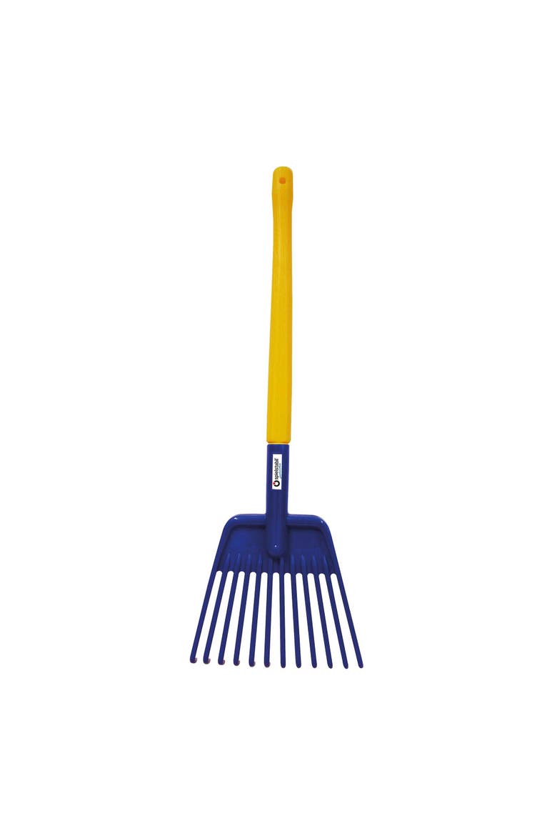 Children's Long Handled Leaf Rake, Main, color, Blue Multi
