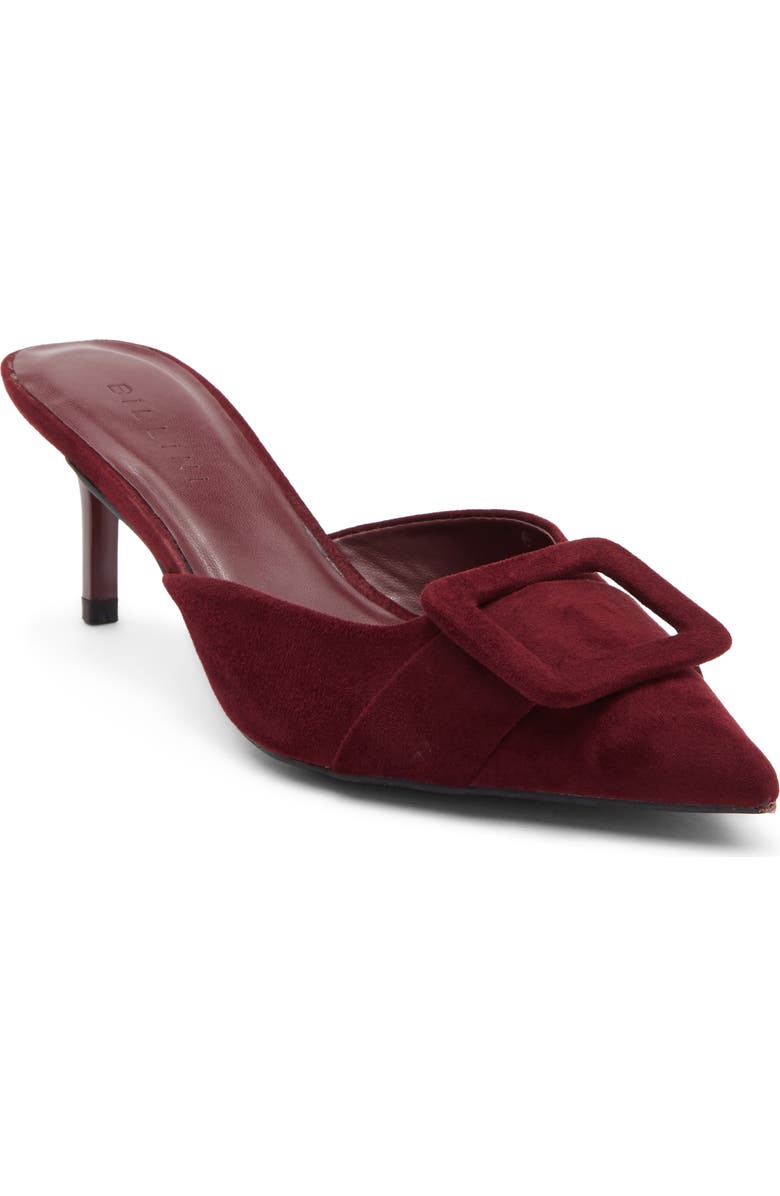 Billini Yorkie Kitten Heel Pump, Main, color, Dark Cherry Suede