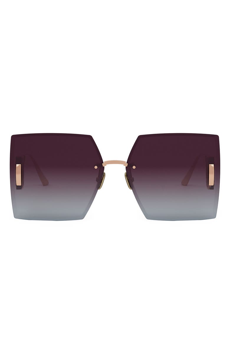 DIOR 30Montaigne S7U 64mm Oversize Square Sunglasses, Main, color, 