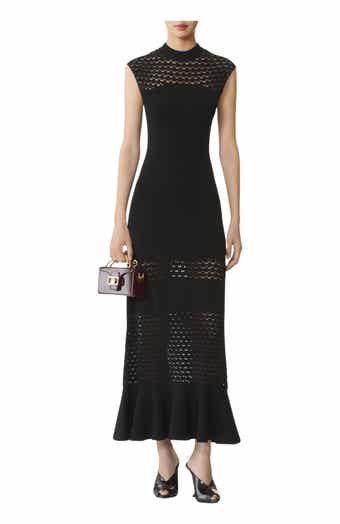 lanvin lace dress Lanvin - Long Dress in Plumetis Silk For Women - White/ivory