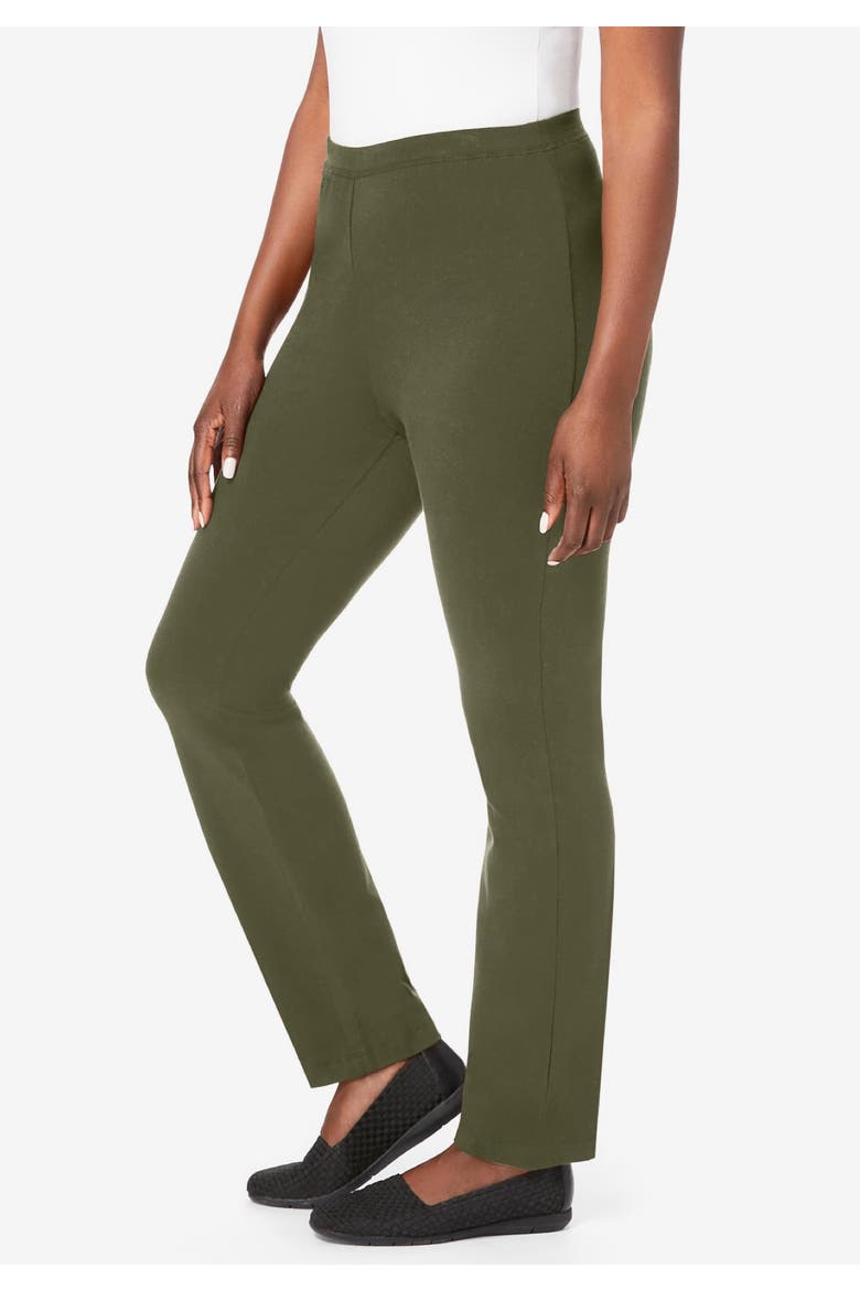 Everyday Stretch Cotton Straight Leg, Alternate, color, NAVY