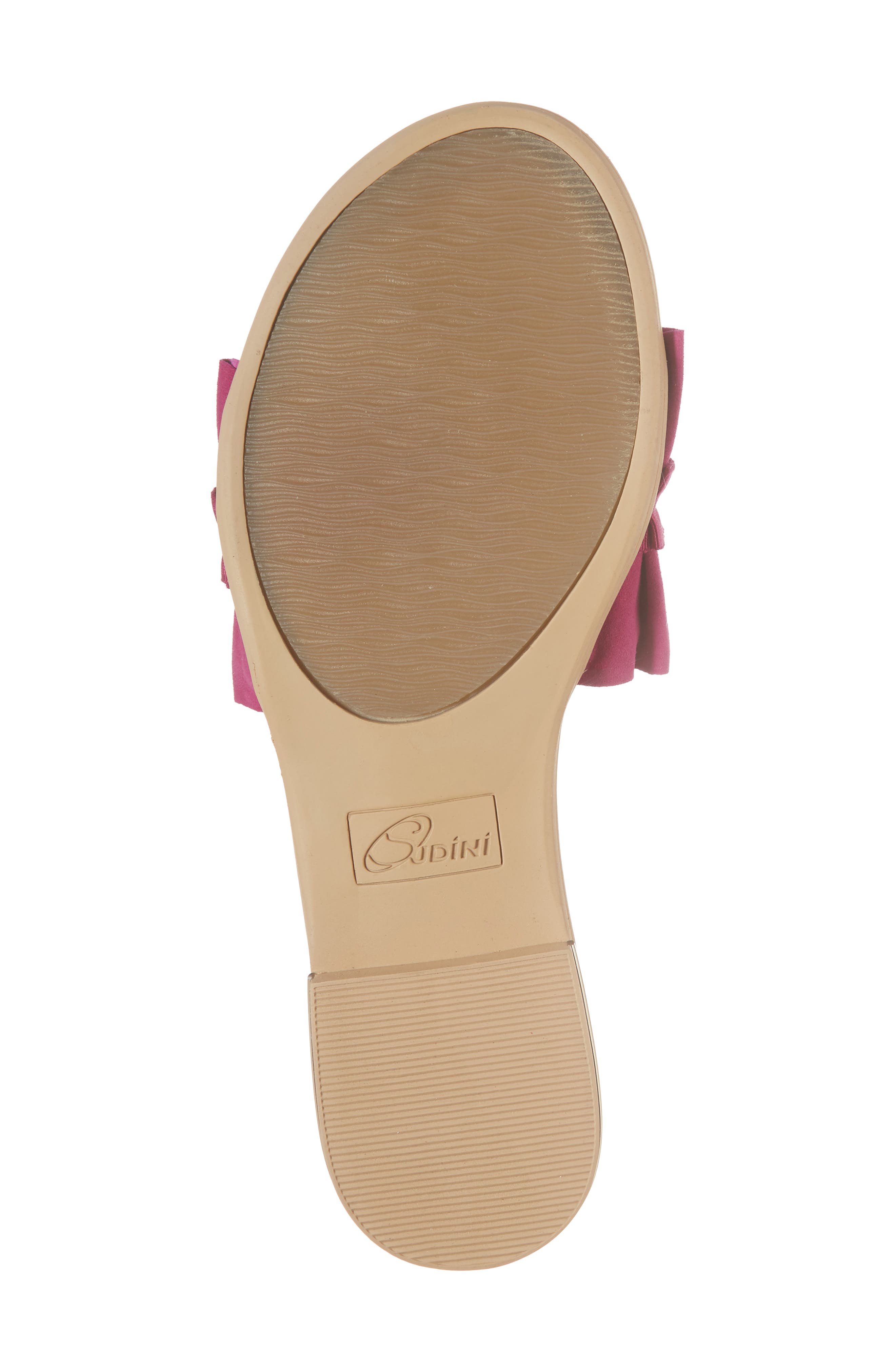 Ravenna Slide Sandal, Alternate, color, FUCHSIA SUEDE