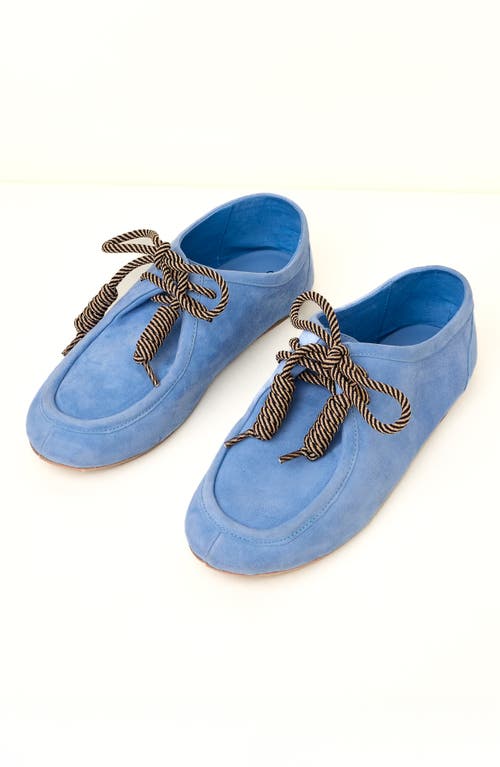 Charlotte Stone Ryan Ballet Loafer Flat In Blue