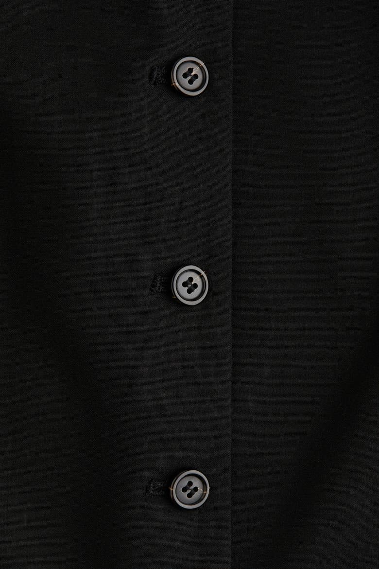 Long Waistcoat, Alternate, color, Black