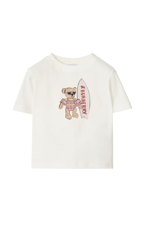 Surfer Bear Cotton T-shirt