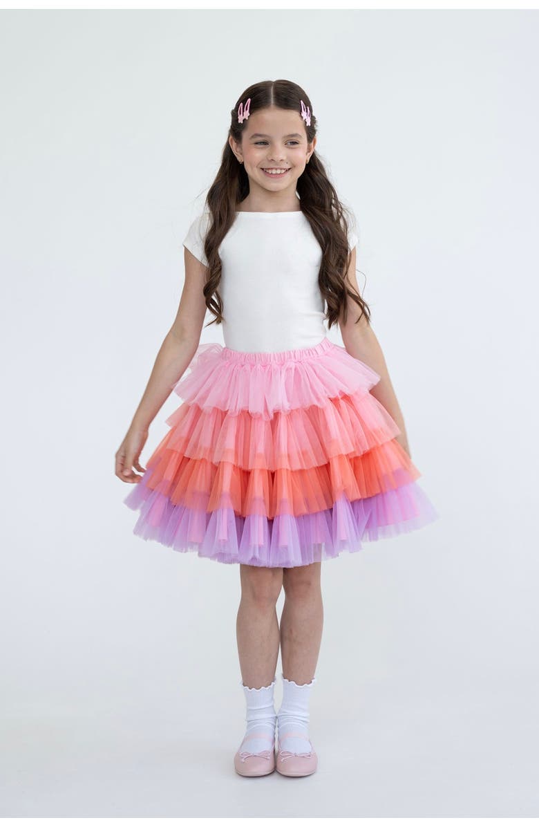 Mini Celebrities Ombre Tutu Skirt, Alternate, color, Multicolor