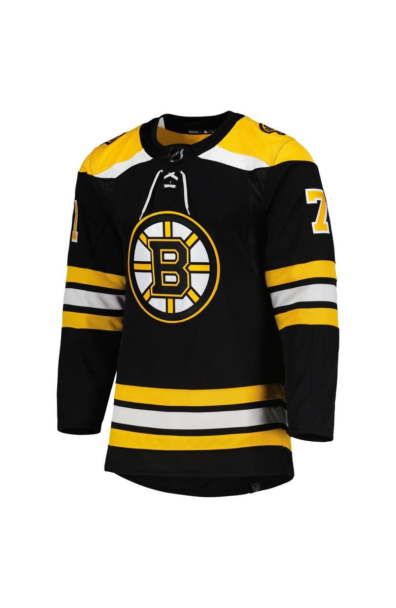 adidas Men's adidas Taylor Hall Black Boston Bruins Primegreen Authentic Pro Home Player Jersey, Alternate, color, 