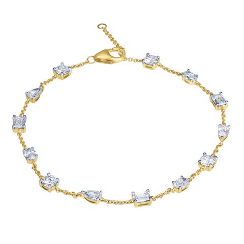 Sigil 14K Gold Lab Grown Diamond Bracelet - 2 Ct