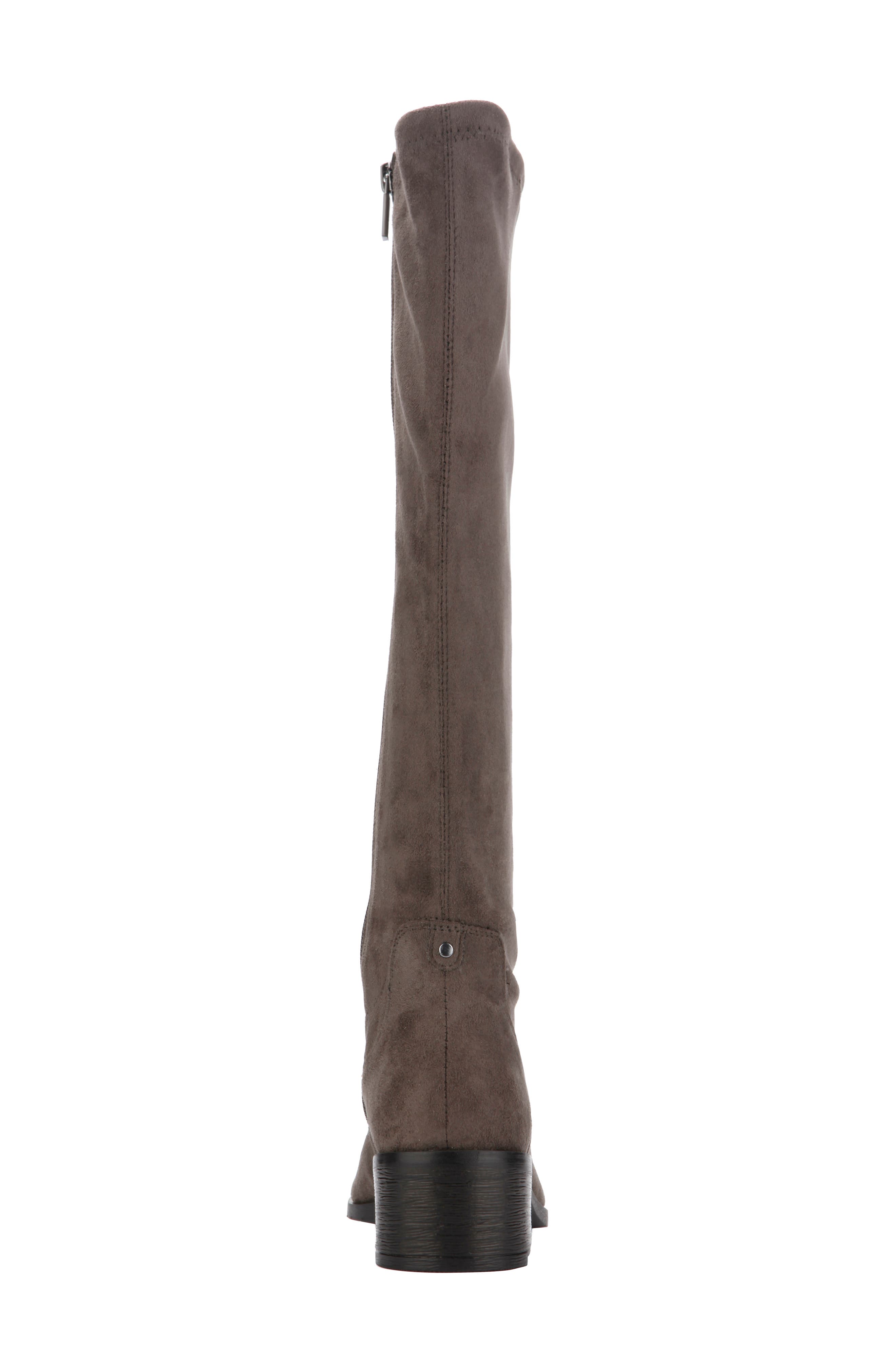Salt Stretch Knee High Boot, Alternate, color, CONCRETE