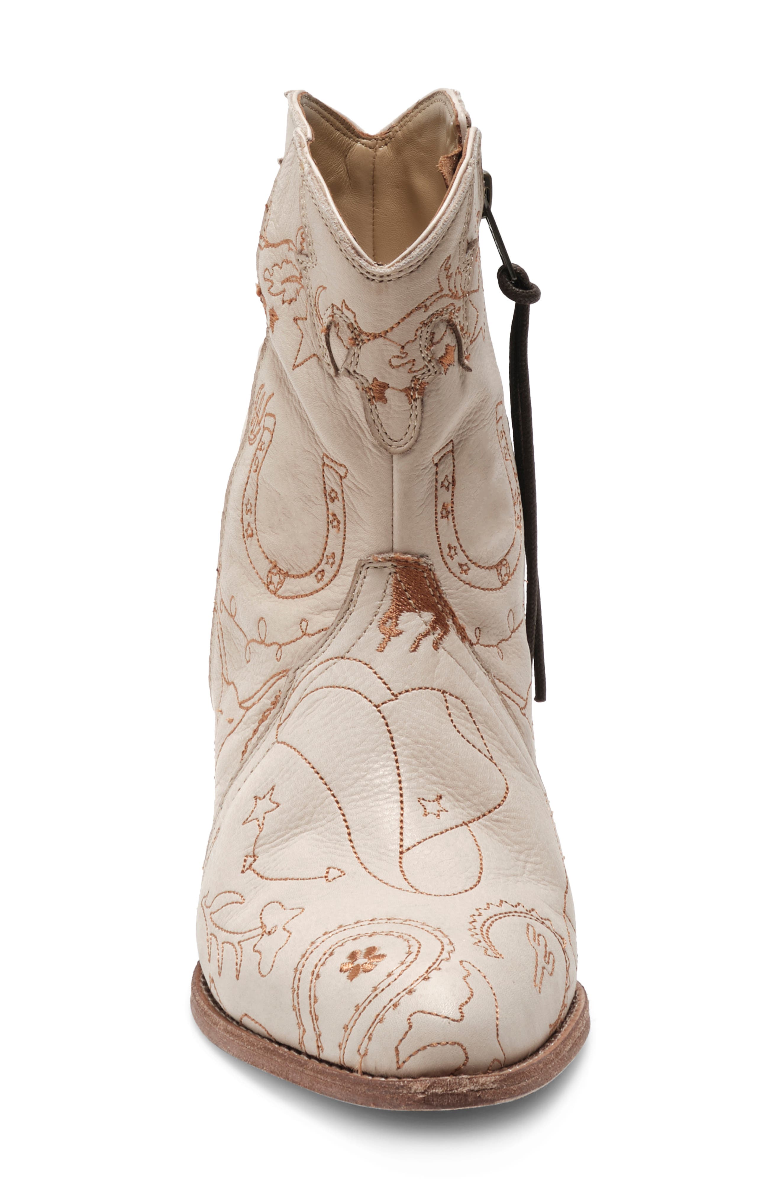 Free People New Frontier Doodle Western Boot, Alternate, color, 