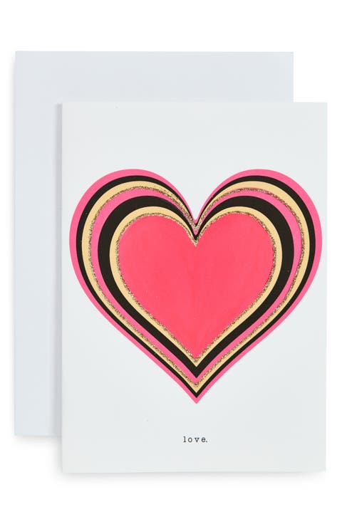 Love Heart Geeting Card