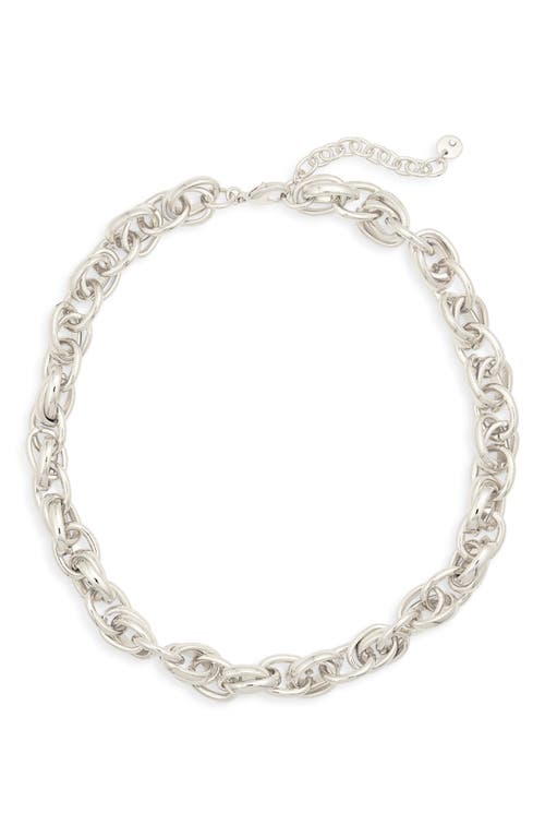 Nordstrom Interlocking Chunky Chain Necklace In Metallic