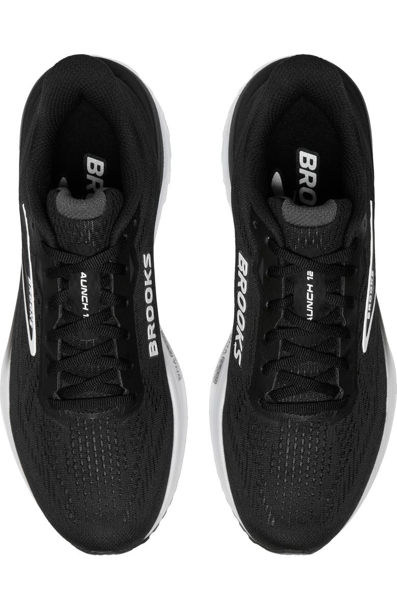 Brooks Launch 12 Running Sneaker, Alternate, color, Black/ Grey/ White