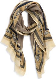 Echo Embroidered Rug Wrap